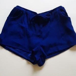 Blue shorts